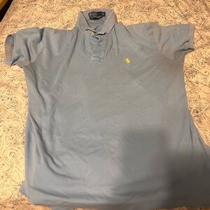 Polo by Ralph Lauren Blue Piqué Polo Shirt